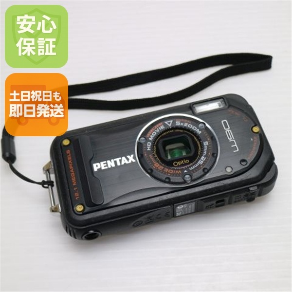 美品 Optio W90 ブラック PENTAX デジカメ 144