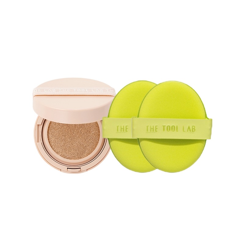 プスタンプクッション単品（11g）＋ハッピーリムアクアパフ（2個入り）＋クレンジングミニソッププレゼント