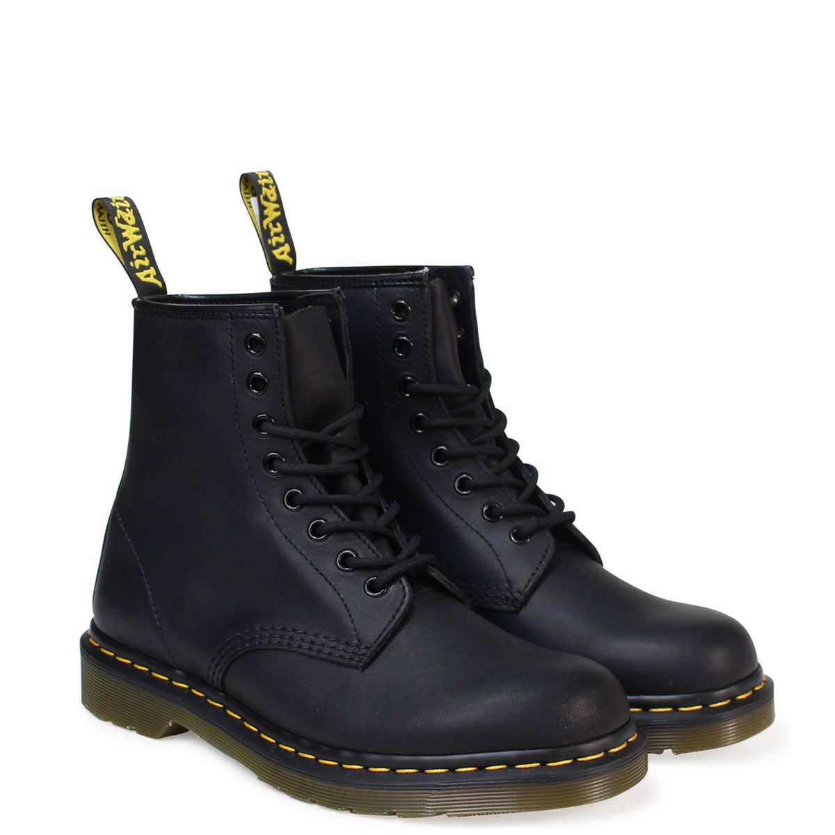 8ホール 1460 ブーツ メンズ レディース GREASY 8EYE BOOT ブラック R11822003