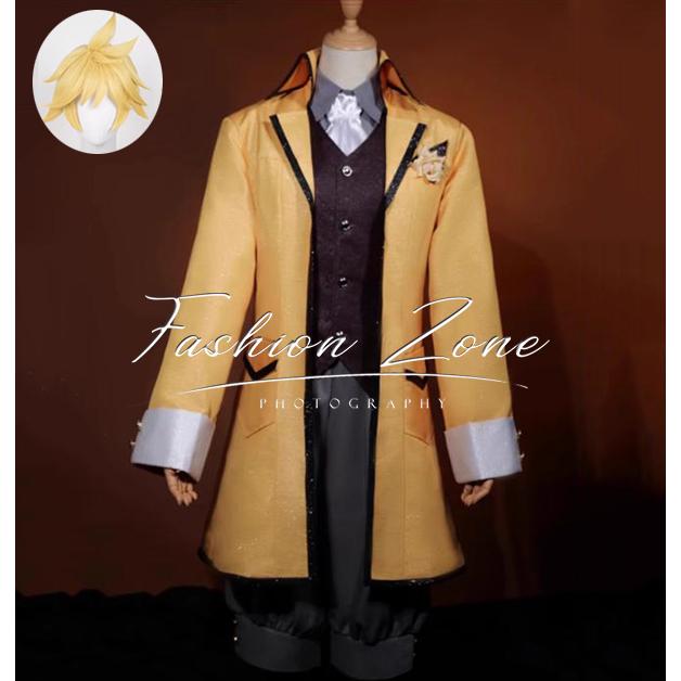 鏡音リンレン 風 鏡音レン 悪ノ娘 周シンフォニー コスプレ衣装 ウィッグ cosplay ハロウィン 演出服 変装