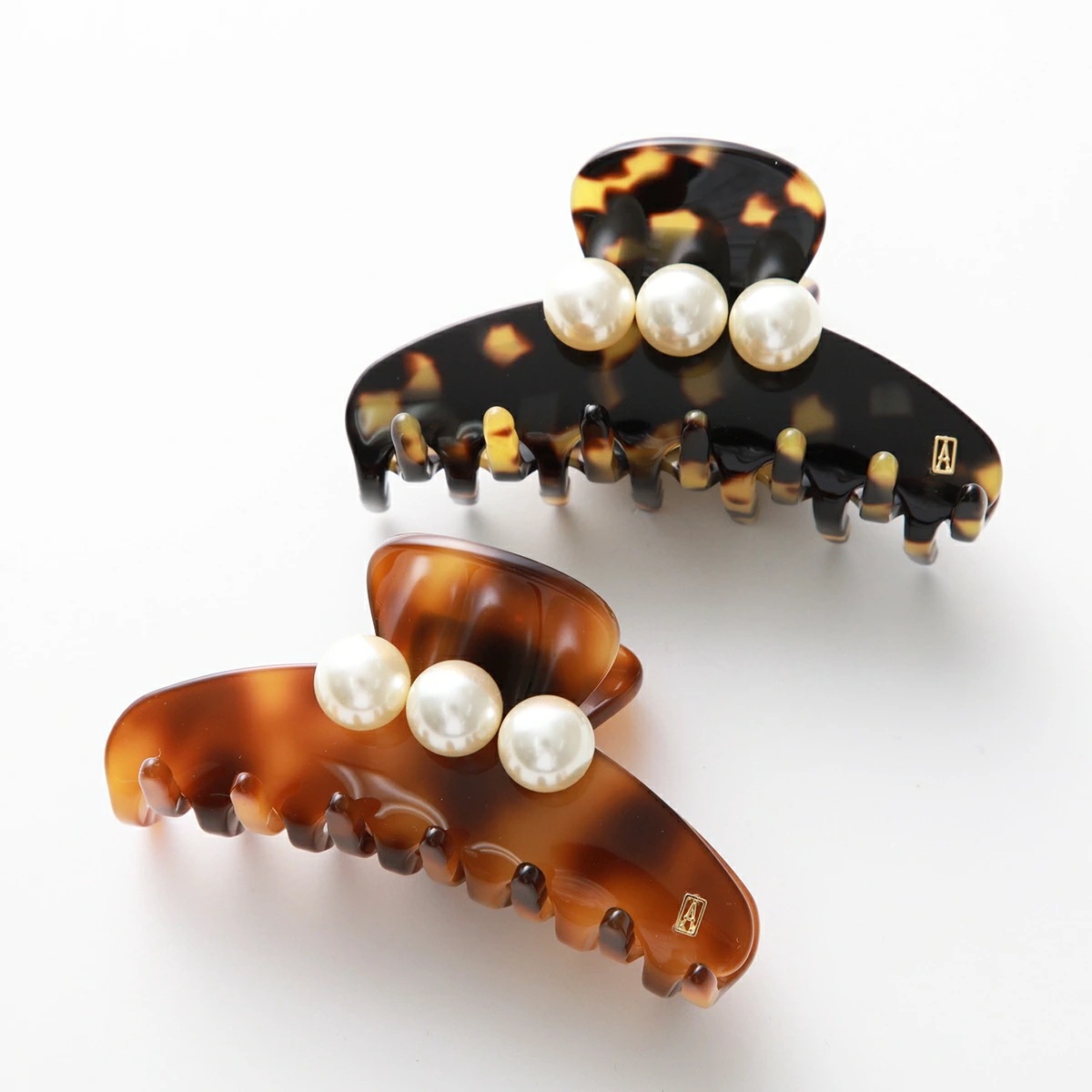 ALEXANDRE DE PARIS アレクサンドル ドゥ パリ ヘアクリップ ACCM 16920 04 レディース CLIP M 髪留め ヘアアクセサリー パール カラー4色