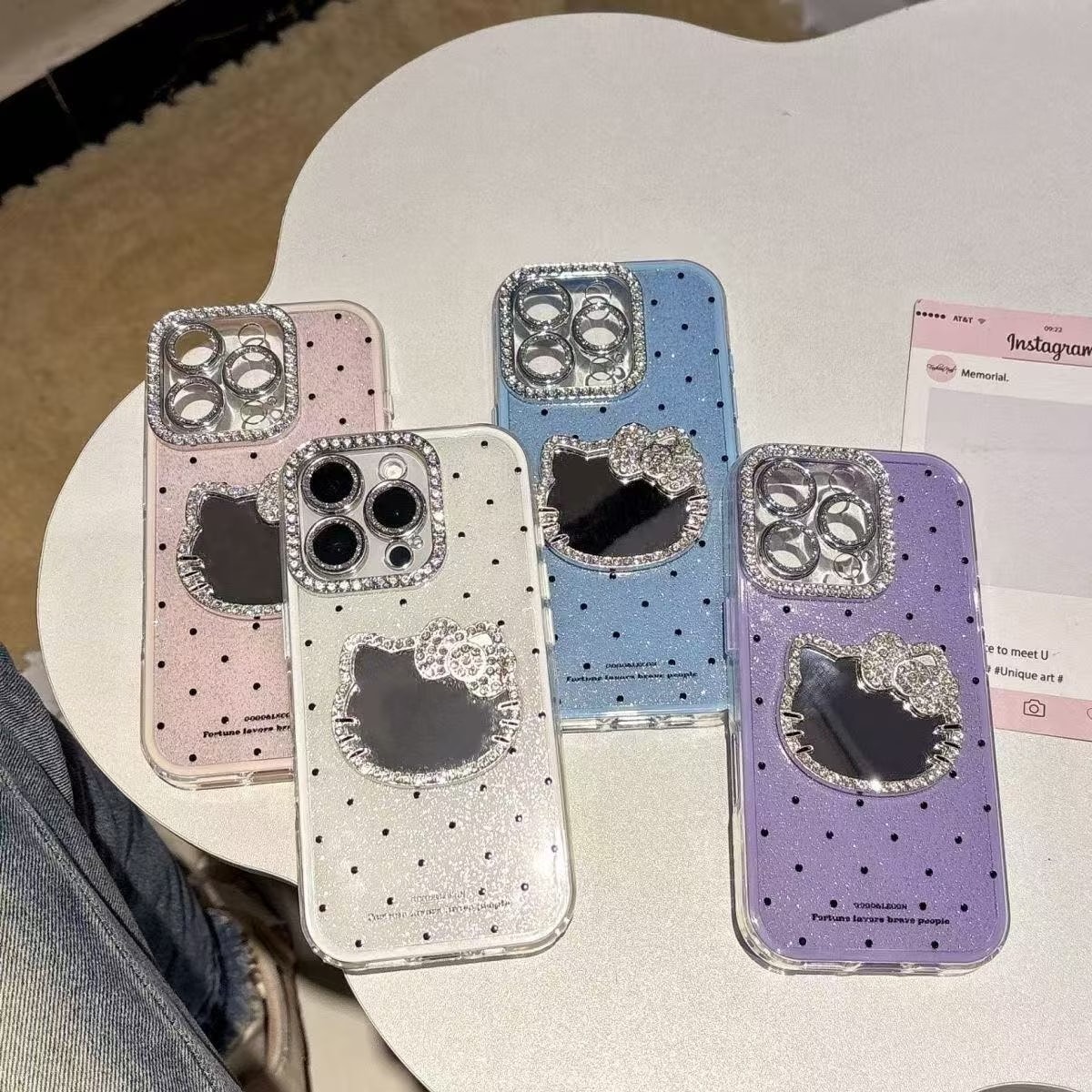 大人気！ かわいい 子猫 iphoneケース キティちゃん キラキラ iPhone16 15 14 13 12 11 ケース PRO PROMAX ハローキティ