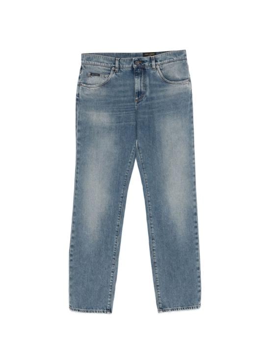DOLCE & GABBANA Men Denim Pants GP02XD G8OV8S9001 Clear Blue