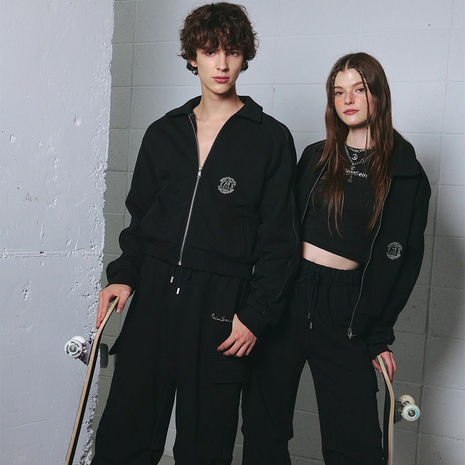 ZB1着用] FW 블랙 더블 핀턱 투웨이 카고팬츠 12,537円