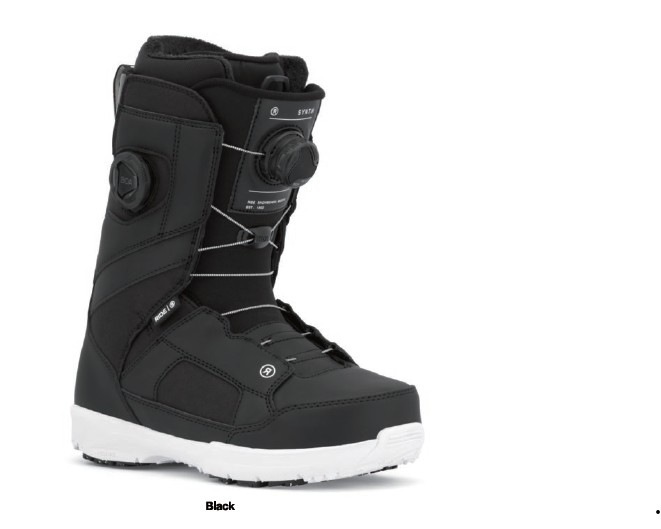 新品未使用 25-26 RIDE BOOTS SYNTH BLACK W22.0cm 土日祝発送OK 93 ライド