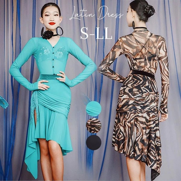 お買い得ラテン 衣装 ラテンドレス 社交ダンス衣装 ダンスウエア 黒 豪華なドレス チャチャ サンバ スリム ブラック ミモレ丈 豪華 ステージ衣装 レディース ドレス ラテンダンス 舞踏会 演出用 7,289円