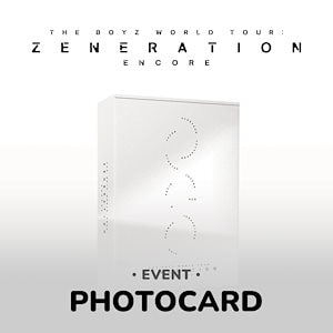 【QR】【PRE-ORDER GIFT】 THE BOYZ - 2ND WORLD TOUR : ZENERATION ENCORE + WITHMUU PHOTO CARD