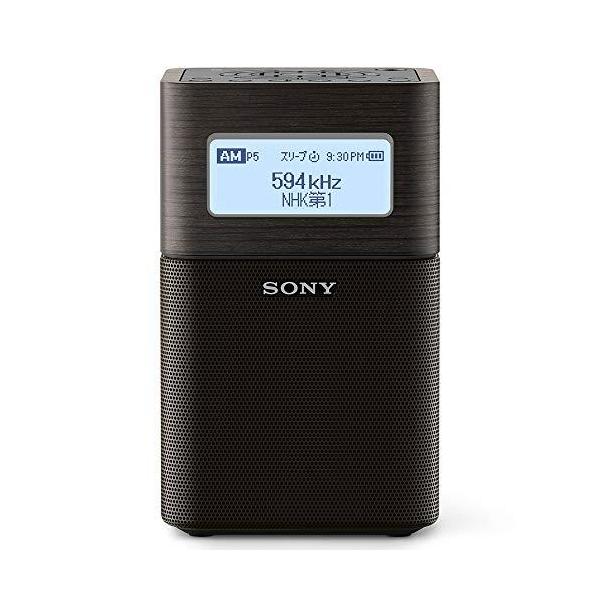 SONY ソニー SRF-V1BT ブラック PLLシンセサイザーラジオ FM/AM ホームラジオ
