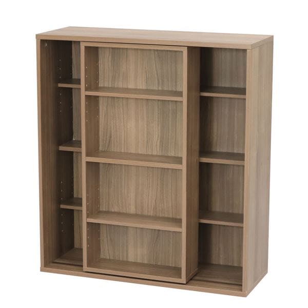 スライドブックラック ブラウン 組立品