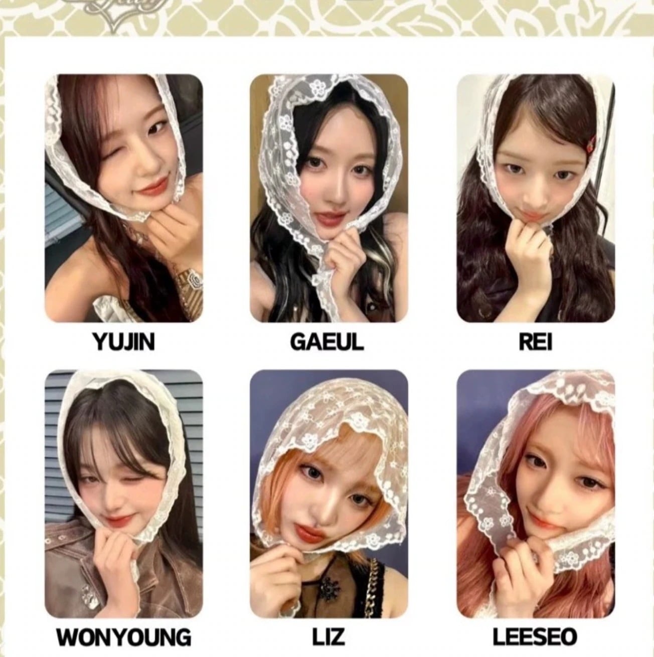 IVE MS サイン会　６枚セット