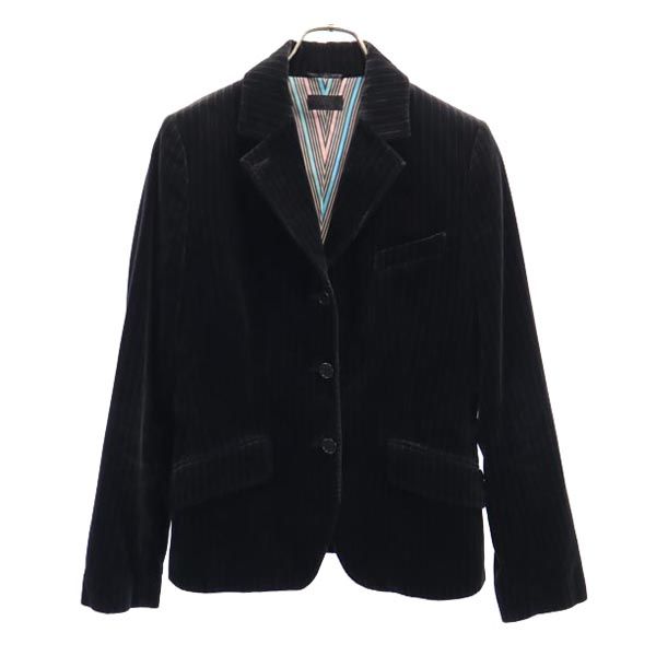 ベロア ジャケット 42 ブラウン系 レディース