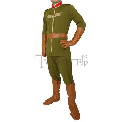 仮装 TranTrip(トラントリップ) ジオン公国軍制服(下士官ver.) メンズL 【 衣装 ハロウィン 仮装 コスチューム アニメ 制服 キャラクター 大人用 正規ライセンス品 余興 男性用