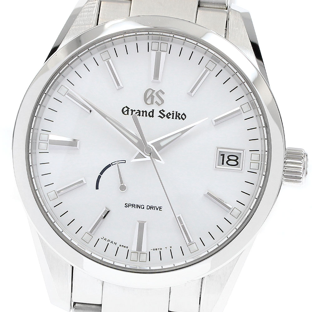 セイコー SEIKO SBGA299/9R65-0BM0 グランドセイコー デイト パワーリザーブ スプリングドライブ メンズ 箱・保証書付き_905985【中古】