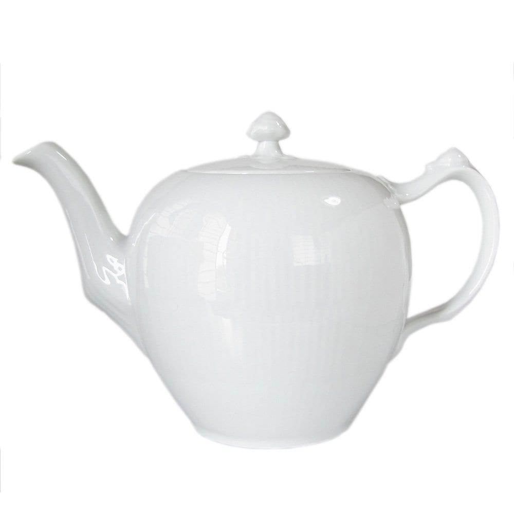 Royal Copenhagen ロイヤルコペンハーゲン ホワイトフルーテッド ポットティーポット 1000ml 2408141 1017387 [並行輸入品]