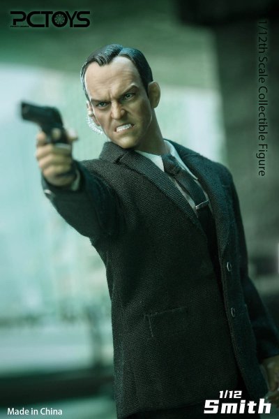 PCTOYS Hacker Agent Smith 1/12 アクションフィギュア PC026C