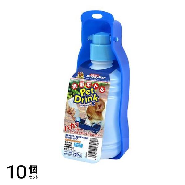 ドギーマン 犬猫用 ペットドリンクSサイズ 1個入 (ブルー) 10個セット