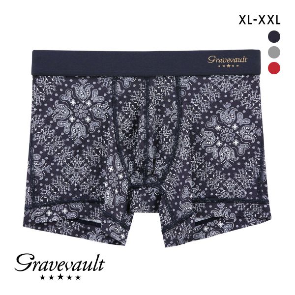 グレイブボールト Bandana ショート ボクサーパンツ XL XXL メンズ 前閉じ 日本製 G
