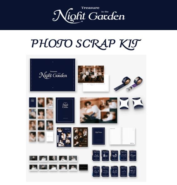 [TREASURE] [NIGHTGARDEN] TREASURE PHOTO SCRAP KIT