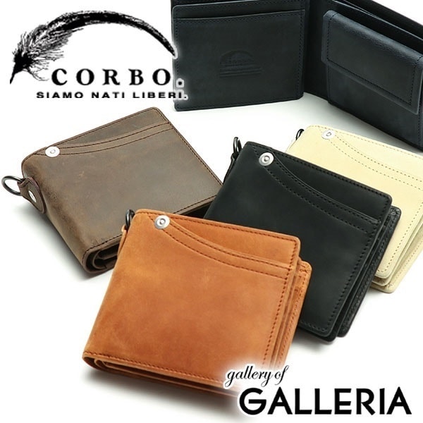 が大特価！ corbo. 革 メンズ 二つ折り財布 財布 コルボ 財布 CORBO コルボ CLAY 8JF-9977 HORSE works  二つ折り財布 カラー:ブラウン(91) - flaviogimenis.com.br