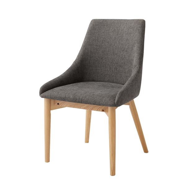 ダイニングチェア/椅子 ブラウン 木製 天然木 約W53xD57xH85xSH45cm 組立品