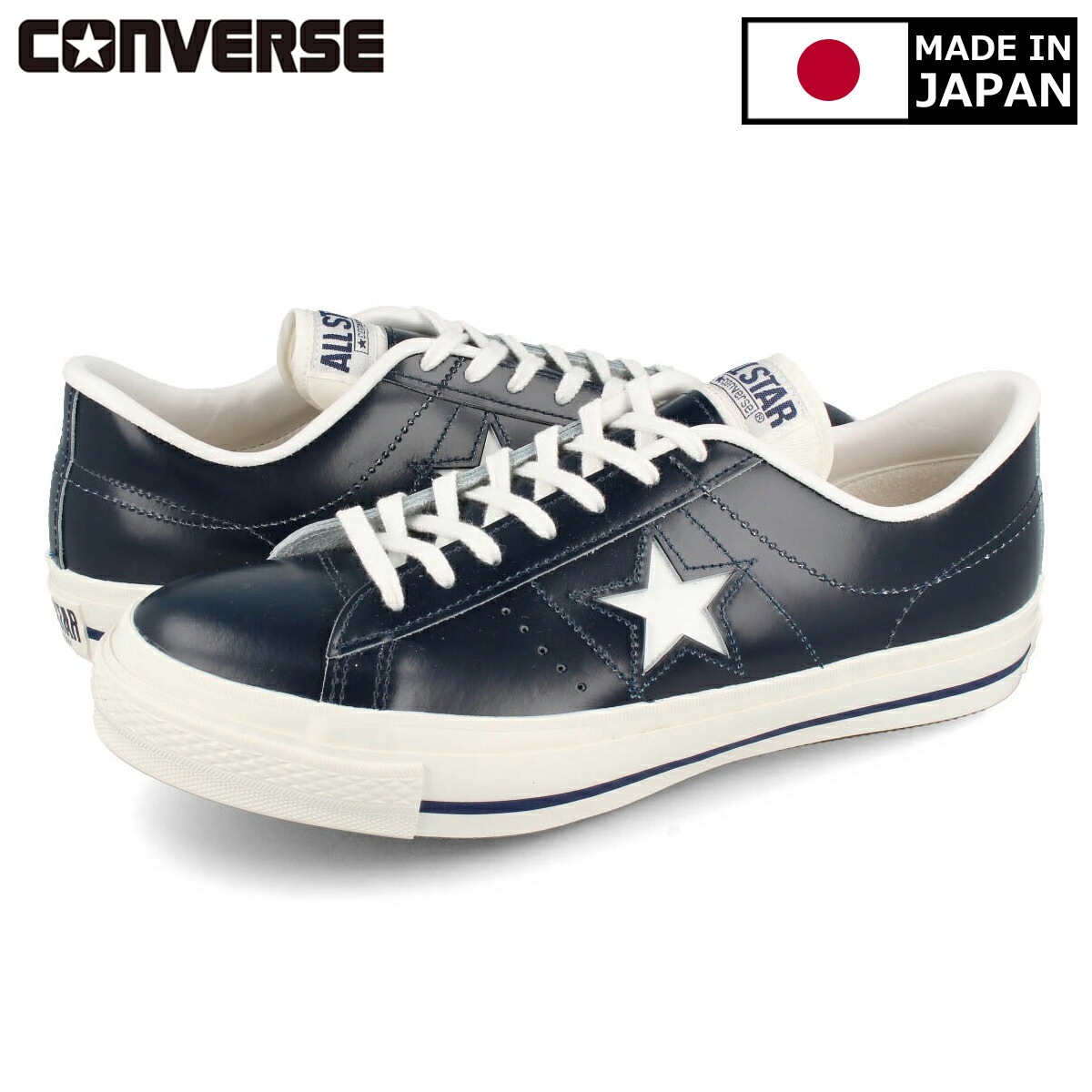CONVERSE ONE STAR J MIDNIGHT BLUE 【MADE IN JAPAN】【日本製】