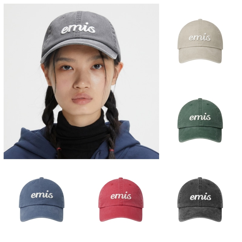 【EMIS】 VINTAGE PIGMENT BALL CAP : 5COLORS