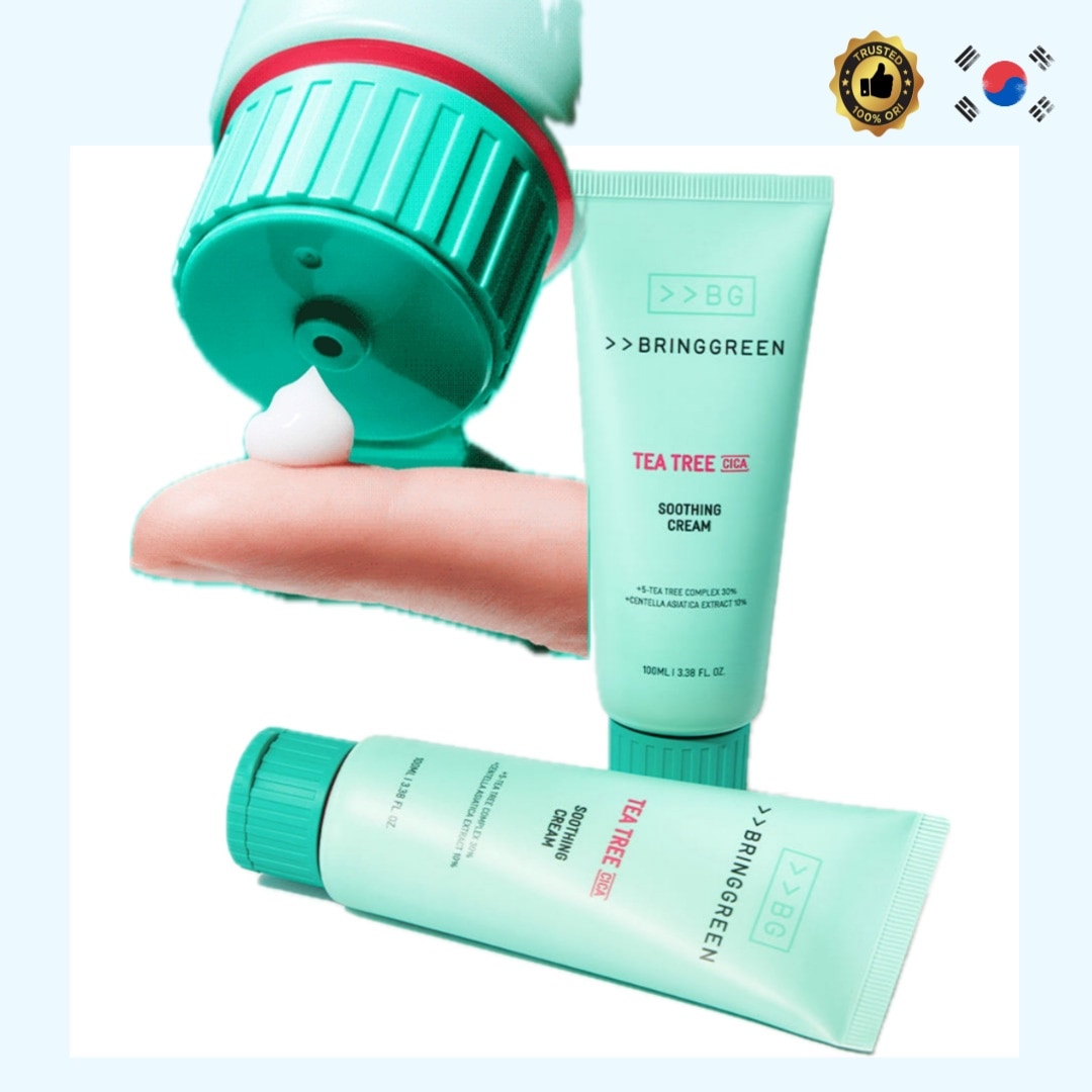 ブリングリーンティーツリーシカスーディングクリームプラス100ml x2/エイジングケア/高密着/乾燥肌