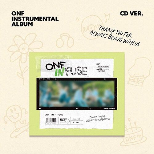 [CD ver] オン＆オフ ONF INSTRUMENTAL ALBUM [INFUSE] / フォトカード+アースポスター+ステッカー+ミニポスター7種+フォトブック