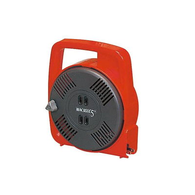 他サイト： ハタヤ HATAYA MS-5R マックリール　単相100V　5m　手動巻　レッド MS5R 370-3789の商品画像