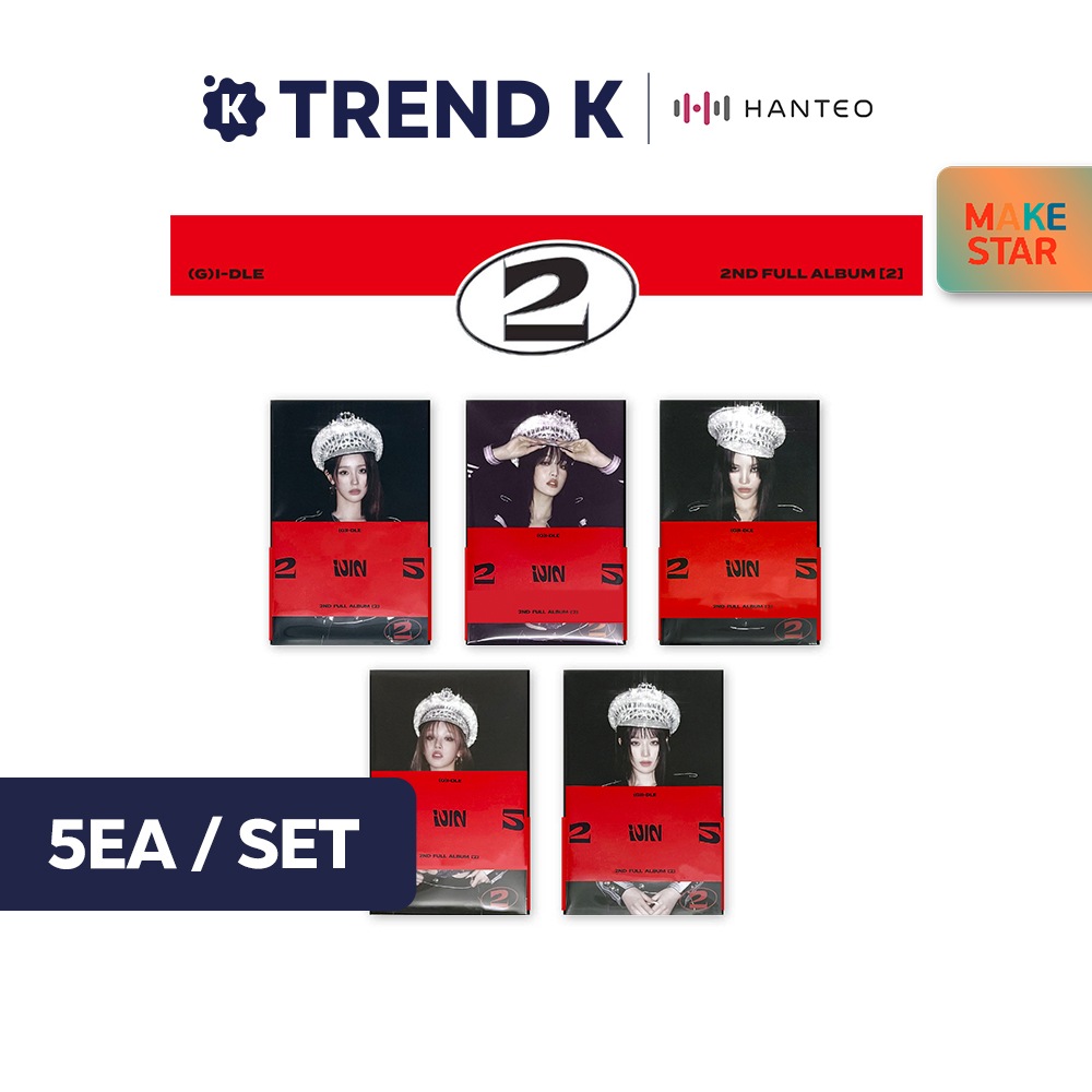 [当店特典/online特典] (G)I-DLE - 正規2集アルバム [2] (POCAALBUM Ver.) 5種セット 韓国盤