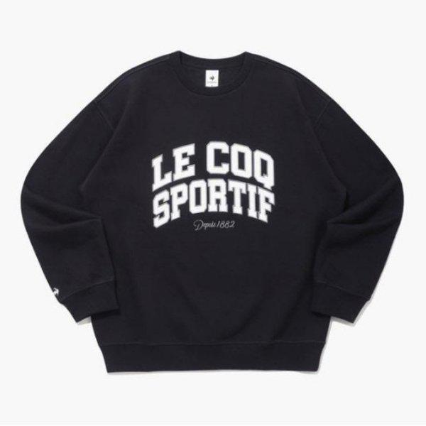 長袖Tシャツ NQJ QP423TFSO3-BLK 裏起毛スウェットシャツ / BLACK