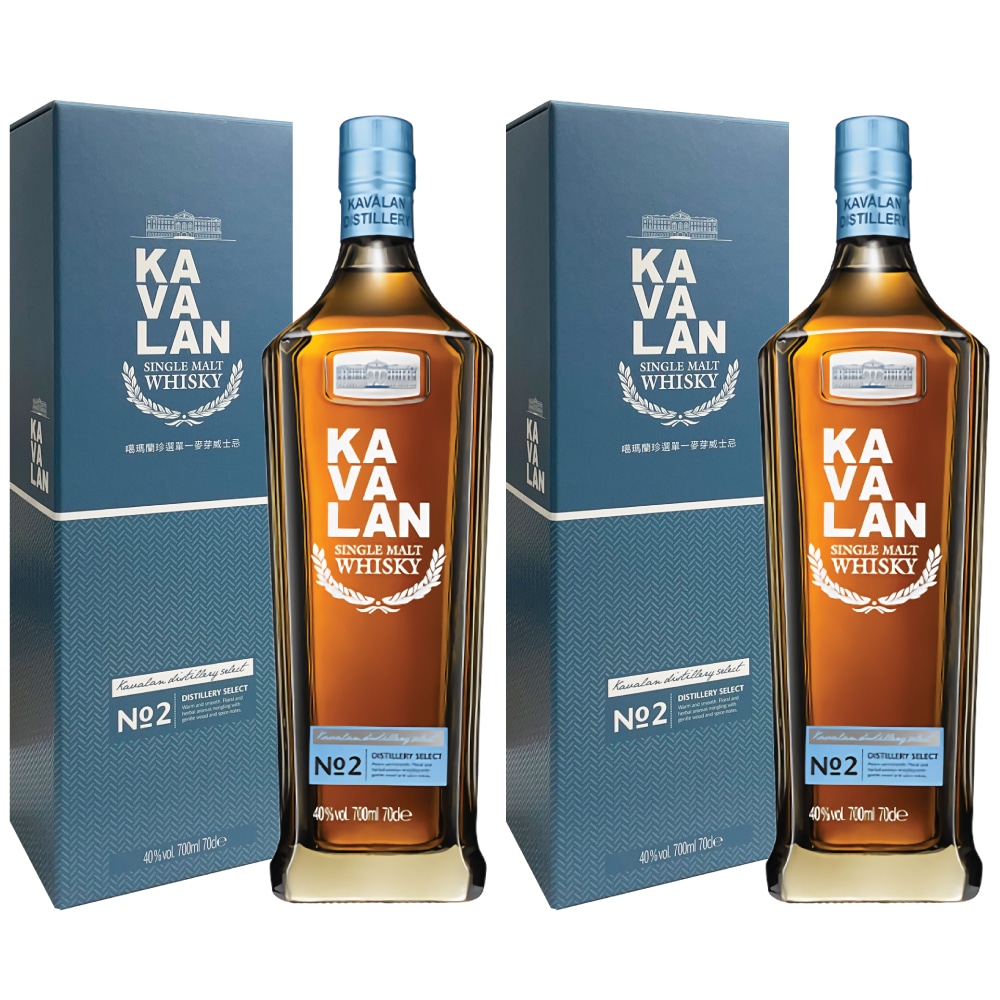 カバラン ディスティラリーセレクト No.2 2本セット 700ml / ギフトBox入り 台湾ウィスキーの定番 Kavalan Distillery Select No2