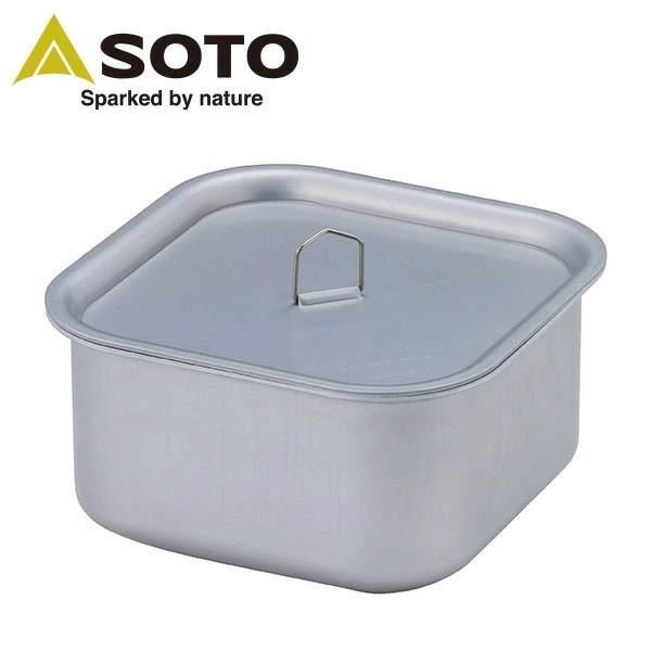 ミニマルクッカー角 マルチクッカー アルミクッカー ST-3108