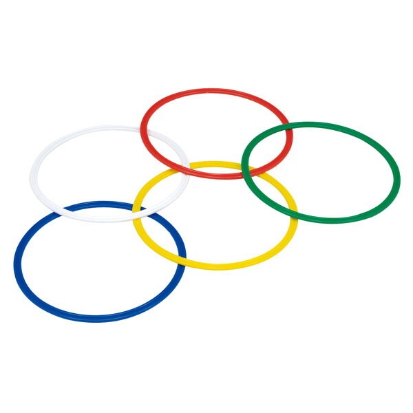 学校体育器具 ステップフラットリング40S5 マルチカラー B2443