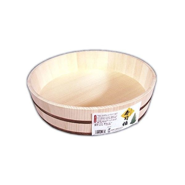 寿司桶/飯台 1.5升 42cm 大きいサイズ 日本製 手巻き寿司 ちらし寿司 盛り付け用 パーティ