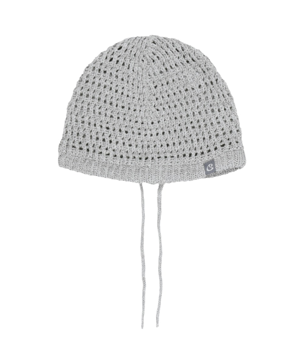 【COYSEIO】26SS STRING NET BEANIE : MELANGE GREY