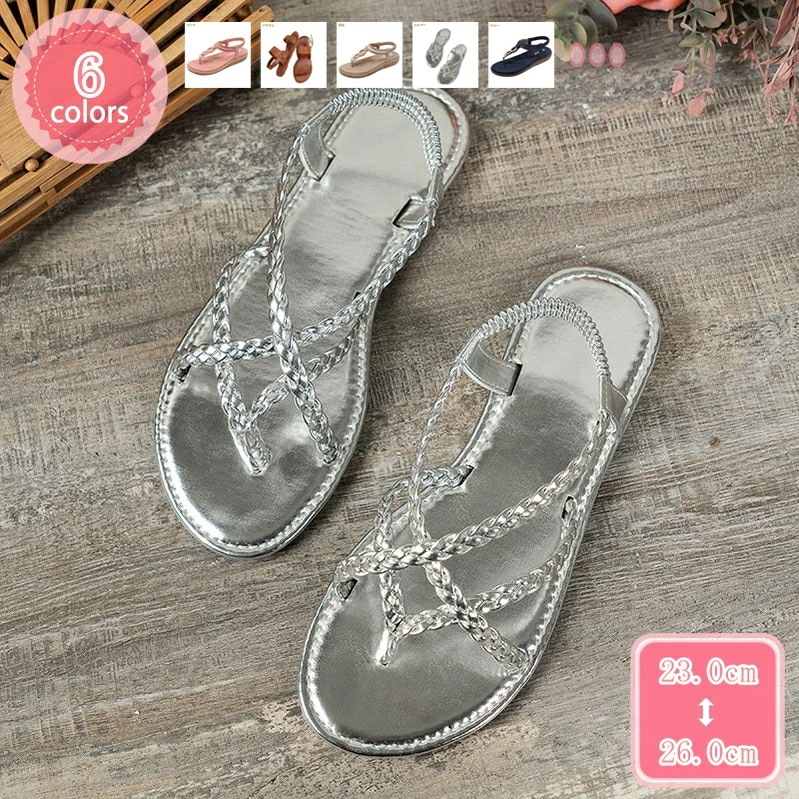 1000円OFFクーポン レディースサンダル フラットヒール 2cmヒール 美脚 おしゃれ キラキラ 夏 アンクルストラップ 厚底サンダル リゾート 通気性 歩きやすい 海 疲れない 春夏 カジュアル