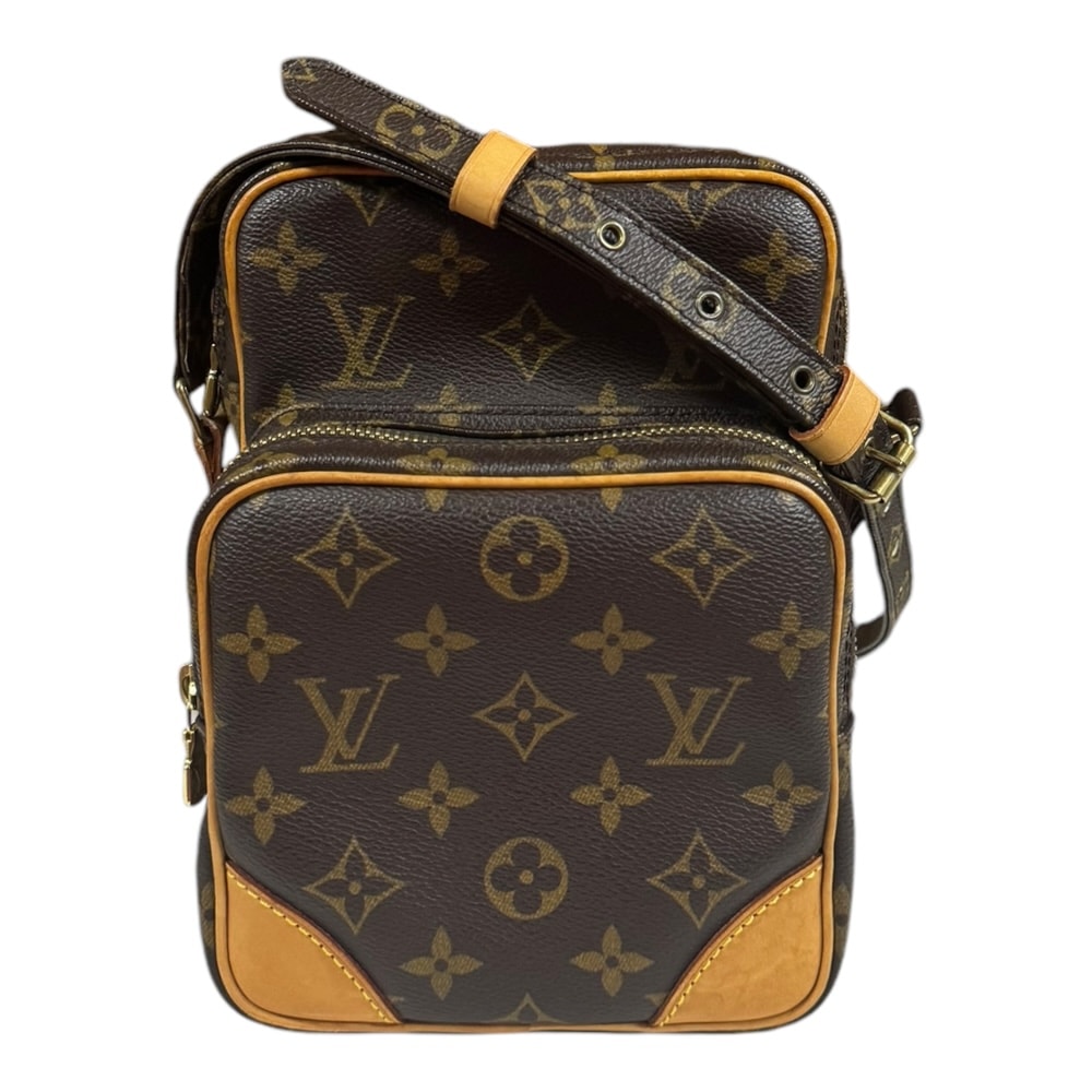 ルイヴィトン アマゾン モノグラム ショルダーバッグ モノグラムキャンバス M45236 ブラウン LOUIS VUITTON 中古