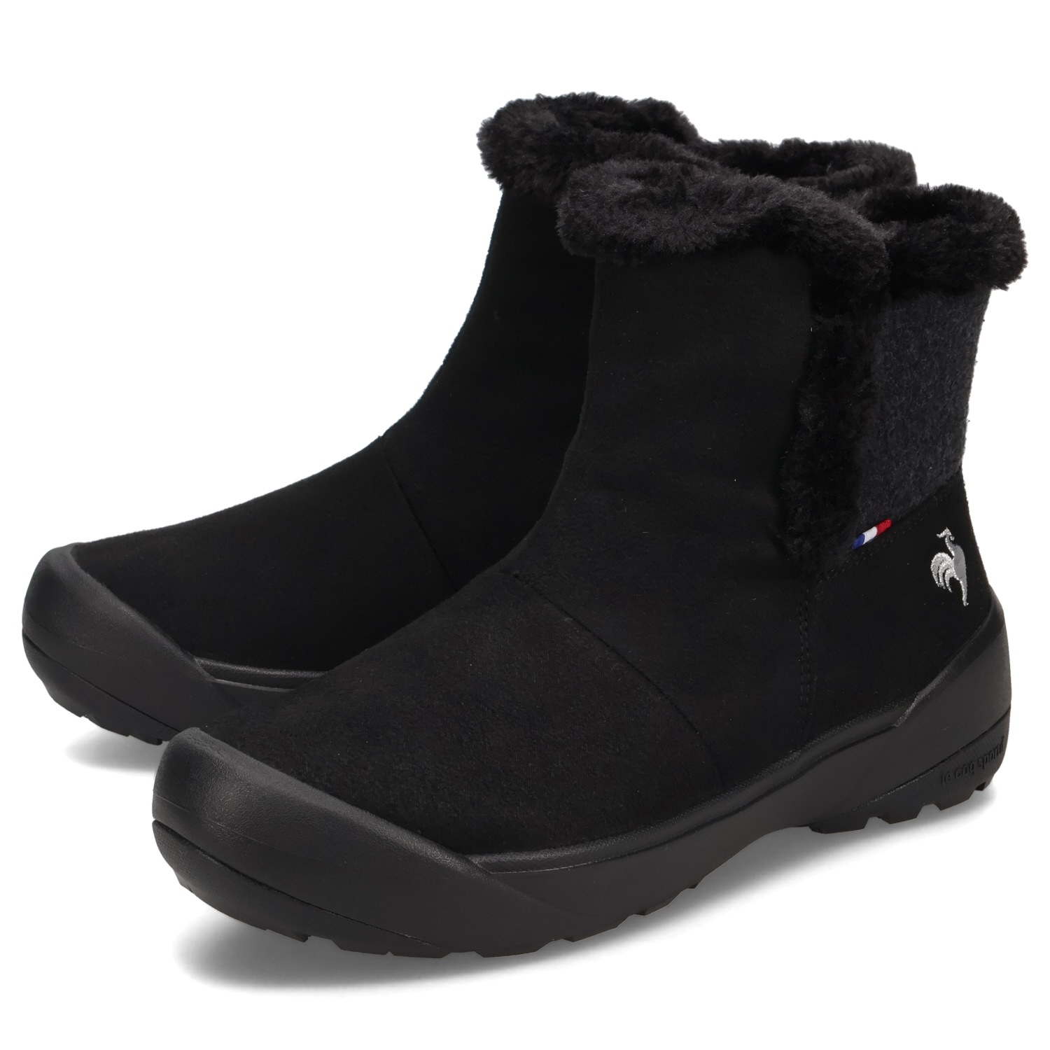 ウィンターブーツ LCS モンルイ レディース 防水 ブラック LU4FBT84LZ