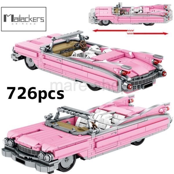 ブロック レゴ 互換 レゴ互換 テクニック ピンク 726ピース 玩具 プレゼント