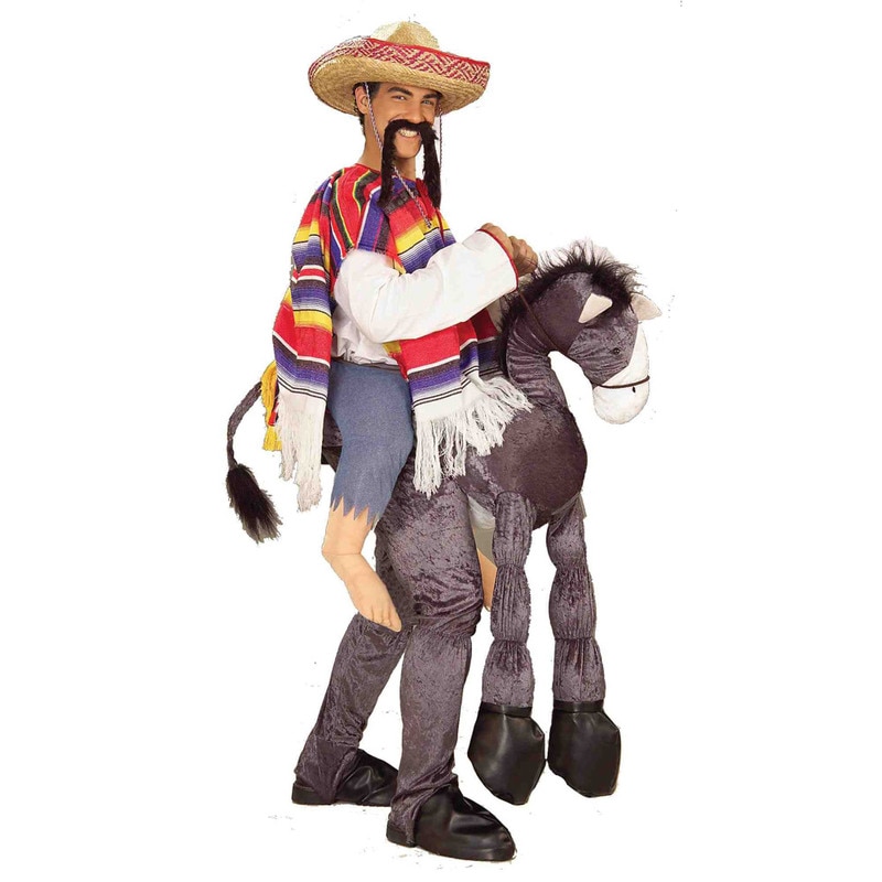 コスプレ 仮装 メキシカン ロバ乗りコスチューム 【 コスプレ 衣装 ハロウィン 仮装 パーティーグッズ おもしろ コスチューム 着ぐるみ 大人用 ウケる メンズ 面白い 男性用 笑える きぐるみ 面