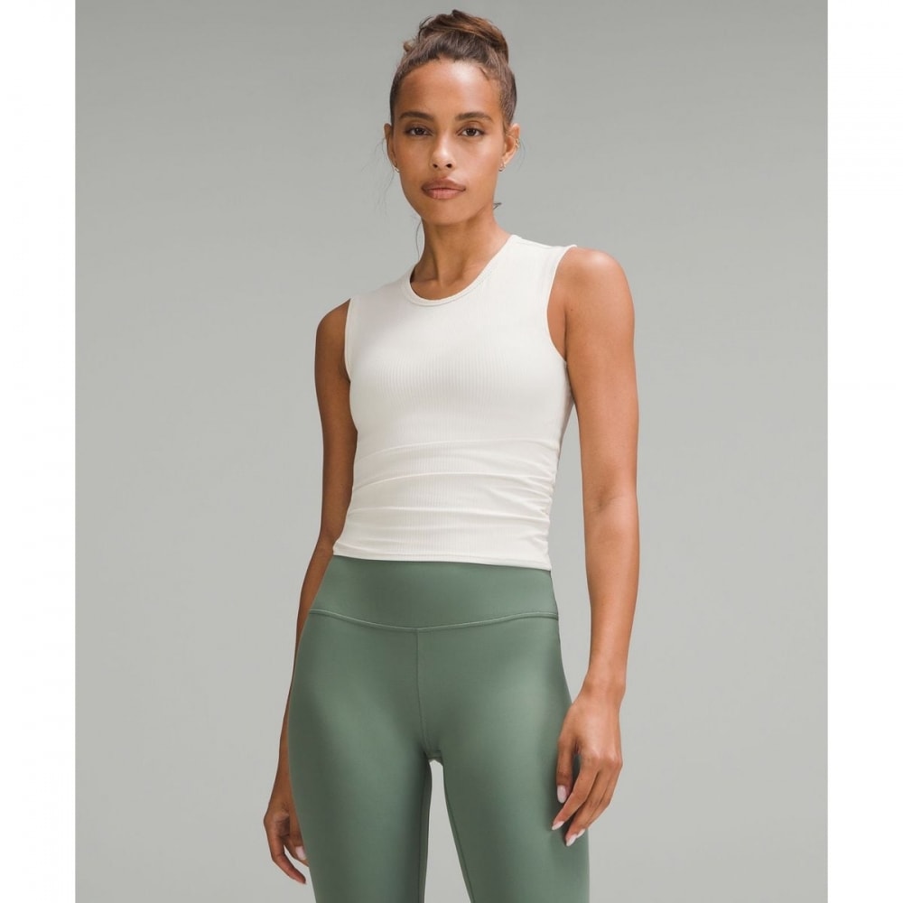 オール イット テイクス バック ツイスト リブ タンク - BONE