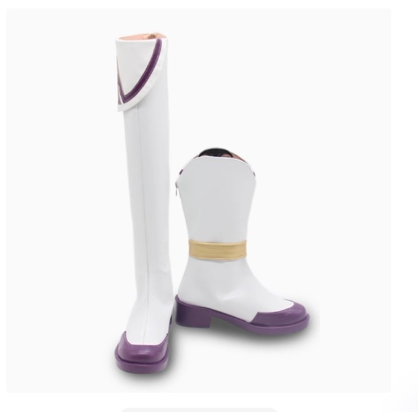 紫之 創 しの はじめ あんさんぶるスターズ 風 コスペレ靴 コスプレシューズ 人気 アニメフェア 靴 イベント パーティー ブーツ