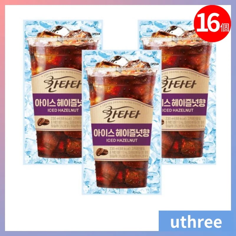 カンタータ/アイス/アイス/ヘゼルナッツフレーバー310ml 16個