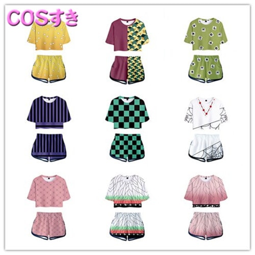 【新品開催 】炭治郎 しぶ 冨岡義勇 禰豆子 我妻善逸 小芭内 行冥 累 大人用 子供用 Tシャツ パンツ コスプレ衣装 cosplay 誕 プレゼント