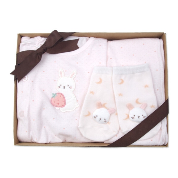 百日プレゼント ゼリン七分丈肌着+ミクソックス2点セット(MISL7B05_03)