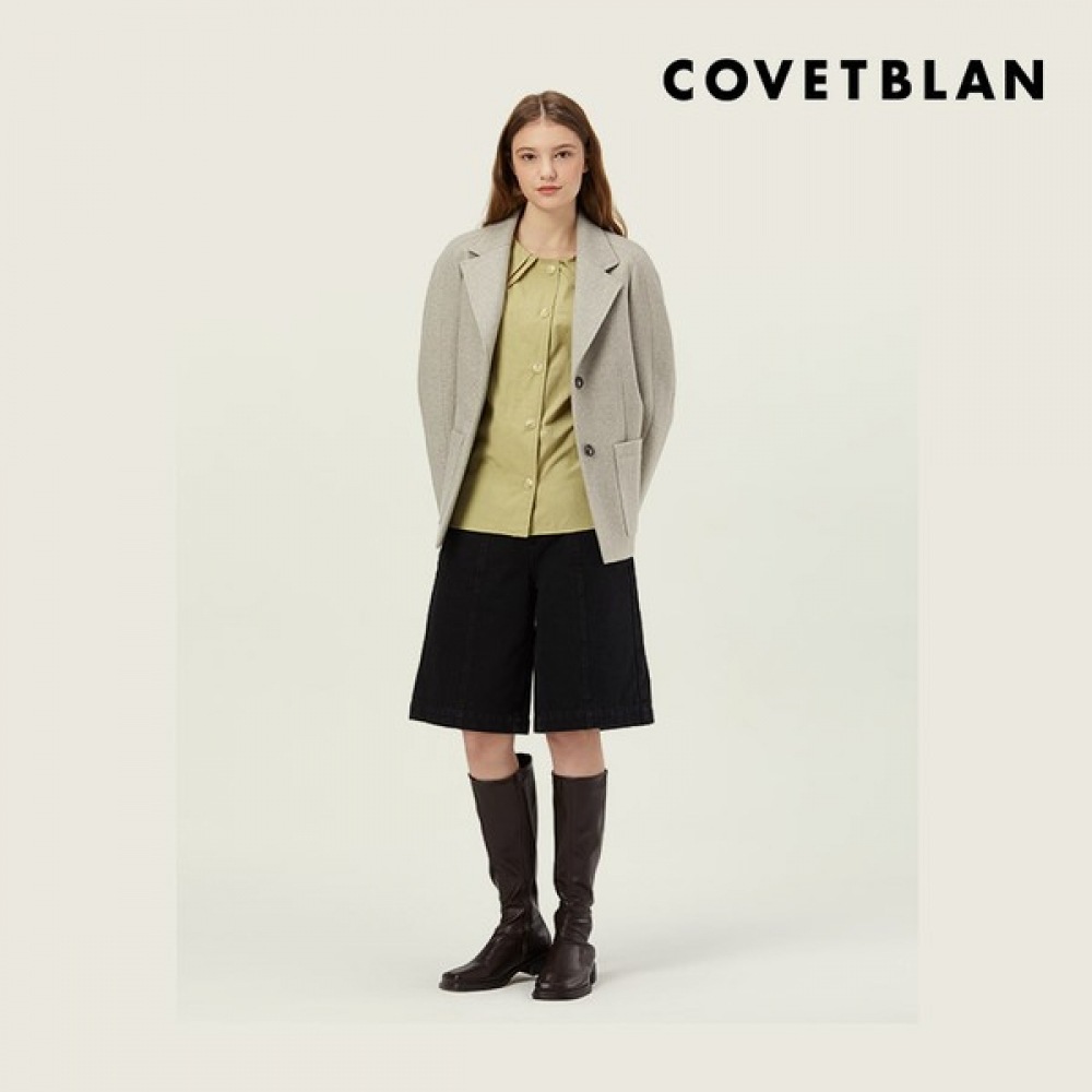 （コルベットブラン）ラウンドショルダーシングルジャケット（V228MJK208W）