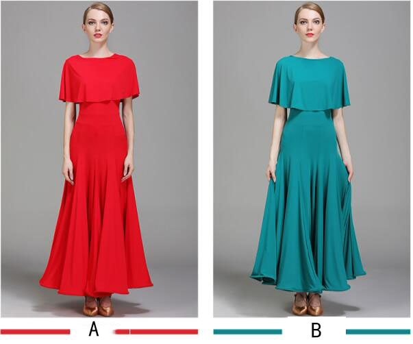 「品質良い 社交ダンス専用」ダンス ドレス 優雅 演出服競技用 ワルツドレス 高級感 エレガント 人 7,480円