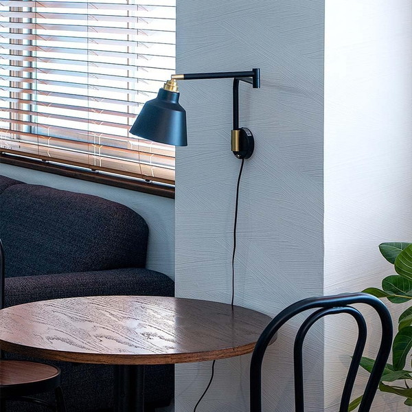 gram8 TC-1016-KORAT BK 1灯アームウォールライト コラット ブラック