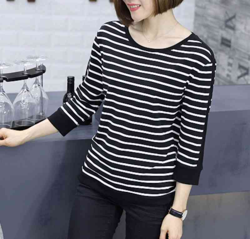 Tシャツ レディース ゆったり ブランド 春 キャンバー コーデ 綿 ブラック ブラウス 40代 カットソー カジュアル ロング かわいい トレーナー 冬 厚手 人気 ティーシャツ Vネック 無地 秋